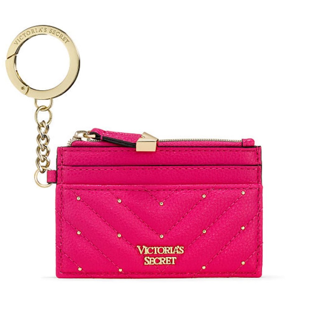 Victoria's Secret Studded V-Quilt Card Case - Picture 2 of 9